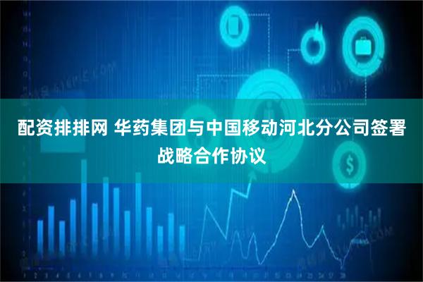 配资排排网 华药集团与中国移动河北分公司签署战略合作协议